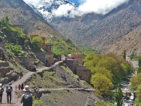 Imlil village and Atlas Mountains